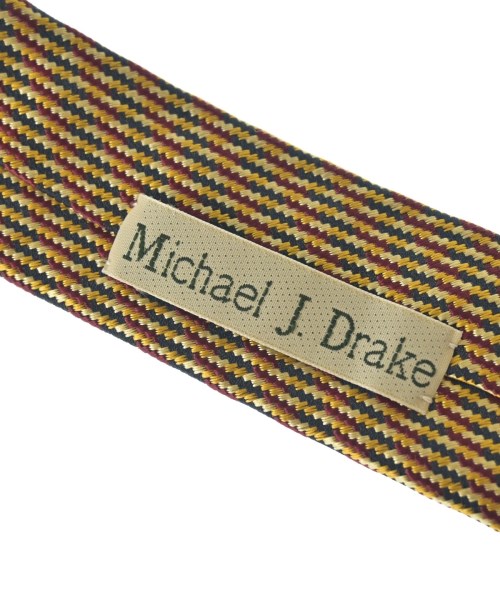 Michael J. Drake（マイケルジェイドレイク）ネクタイ 黄 サイズ:- メンズ/2200695214043