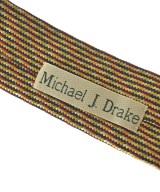 Michael J. Drake（マイケルジェイドレイク）ネクタイ 黄 サイズ:- メンズ/2200695214043