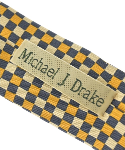 Michael J. Drake（マイケルジェイドレイク）ネクタイ 黄 サイズ:- メンズ/2200695214067