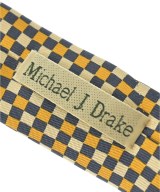 Michael J. Drake（マイケルジェイドレイク）ネクタイ 黄 サイズ:- メンズ/2200695214067