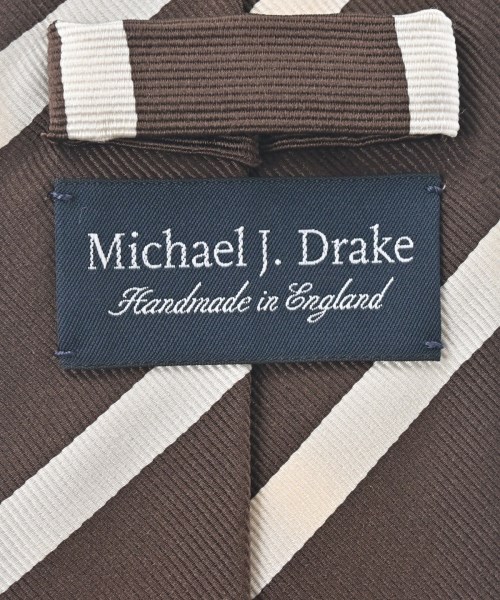 Michael J. Drake（マイケルジェイドレイク）ネクタイ 茶 サイズ:- メンズ/2200647911051