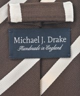 Michael J. Drake（マイケルジェイドレイク）ネクタイ 茶 サイズ:- メンズ/2200647911051