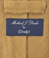 Michael J. Drake（マイケルジェイドレイク）ネクタイ 黄 サイズ:- メンズ/2200683328387