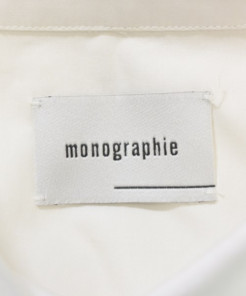 MONOGRAPHIE（モノグラフィー）シャツワンピース 白 サイズ:S レディース/2200681149052