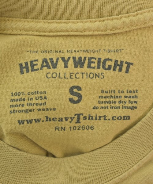 HEAVYWEIGHT COLLECTIONS（ヘビーウェイトコレクションズ）Tシャツ・カットソー 黄 サイズ:S メンズ/2200647165270