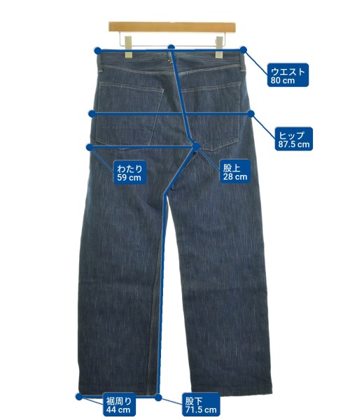 QUILP（クイルプ）デニムパンツ 紺 サイズ:34(XL位) メンズ/2200698957091