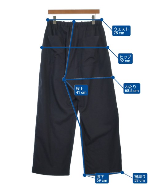 MITTAN（ミッタン）スラックス 紺 サイズ:3(L位) メンズ/2200616655016