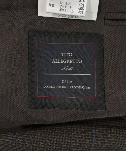 TITO ALLEGRETTO（ティート・アッレグレット）テーラードジャケット 茶 サイズ:46(M位) メンズ/2200734409027