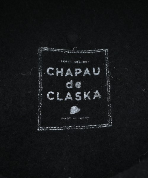 CLASKA（クラスカ）ハンチング・ベレー帽 黒 サイズ:- レディース/2200648490036