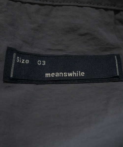 meanswhile（ミーンズワイル）カーゴパンツ グレー サイズ:3(L位) メンズ/2200624743132