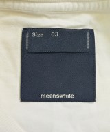meanswhile（ミーンズワイル）Tシャツ・カットソー 白 サイズ:L メンズ/2200611954077