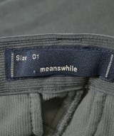 meanswhile（ミーンズワイル）カーゴパンツ グレー サイズ:01(S位) メンズ/2200606313254
