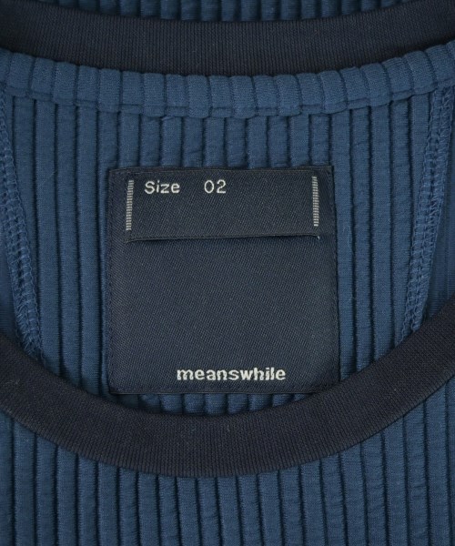 meanswhile（ミーンズワイル）タンクトップ 青 サイズ:2(M位) メンズ/2200699864084