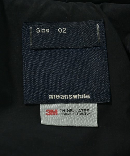 meanswhile（ミーンズワイル）ダウンジャケット/ダウンベスト 紺 サイズ:02(M位) メンズ/2200627976902