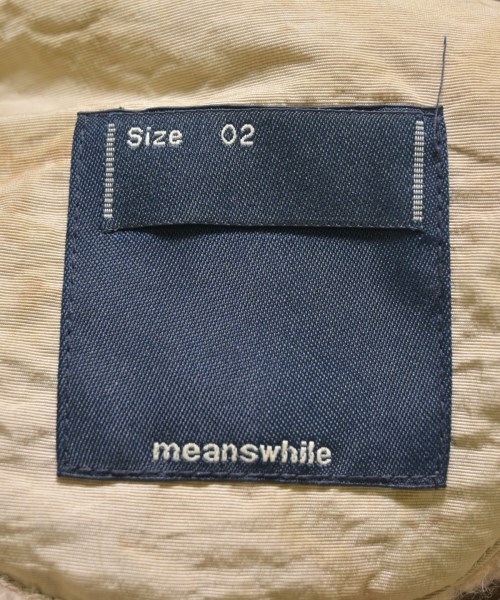 meanswhile（ミーンズワイル）ステンカラーコート ベージュ サイズ:2(M位) メンズ/2200711177017