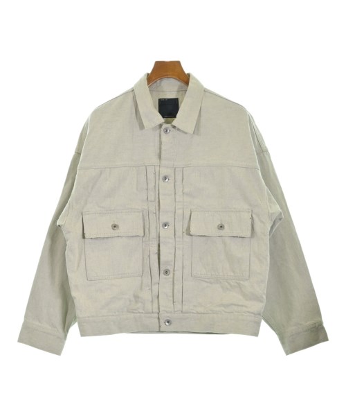 meanswhile(ミーンズワイル)デニムジャケット グレー サイズ:01(XL位)/2200651634045