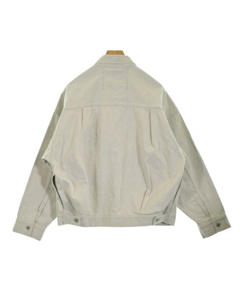 meanswhile（ミーンズワイル）デニムジャケット グレー サイズ:01(XL位) メンズ/2200651634045