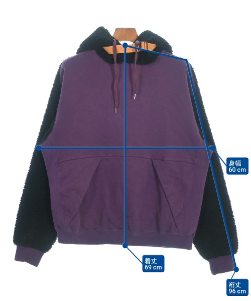 meanswhile（ミーンズワイル）パーカー 紫 サイズ:02(M位) メンズ/2200651634052