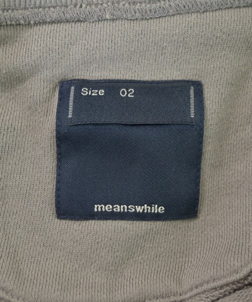 meanswhile（ミーンズワイル）パーカー グレー サイズ:02(M位) メンズ/2200651634069