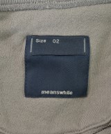meanswhile（ミーンズワイル）パーカー グレー サイズ:02(M位) メンズ/2200651634069