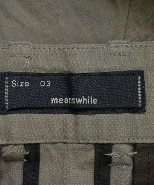 meanswhile（ミーンズワイル）その他 カーキ サイズ:03(L位) メンズ/2200651634106