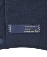 meanswhile（ミーンズワイル）マフラー 紺 サイズ:- メンズ/2200665900150