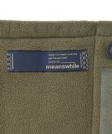 meanswhile（ミーンズワイル）マフラー カーキ サイズ:- メンズ/2200665900167