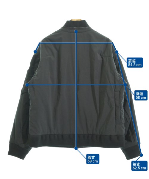 meanswhile（ミーンズワイル）ブルゾン 黒 サイズ:3(L位) メンズ/2200671406035