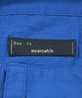 meanswhile（ミーンズワイル）カーゴパンツ 青 サイズ:3(L位) メンズ/2200728373082