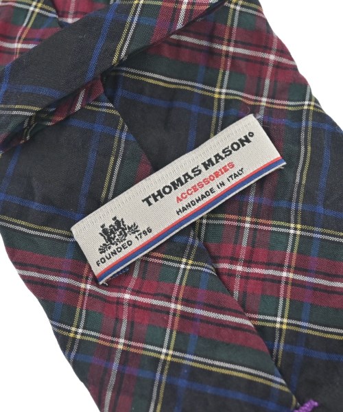 THOMAS MASON（トーマスメイソン）ネクタイ 黒 サイズ:- メンズ/2200676871074