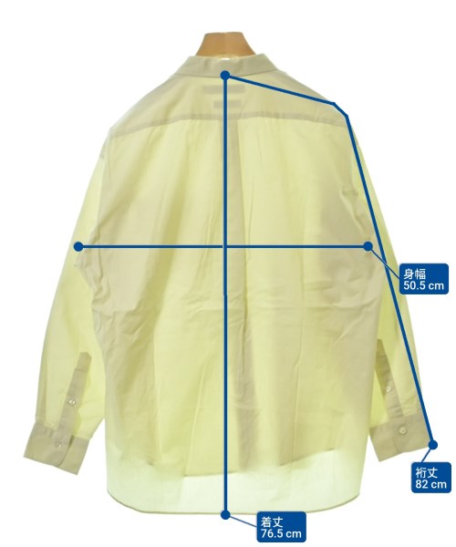 THOMAS MASON（トーマスメイソン）カジュアルシャツ 黄 サイズ:M メンズ/2200645314038