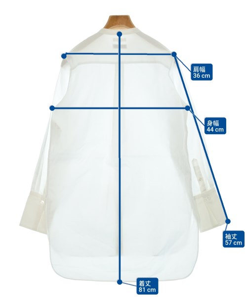 THOMAS MASON（トーマスメイソン）カジュアルシャツ 白 サイズ:36(XS位) レディース/2200643046115