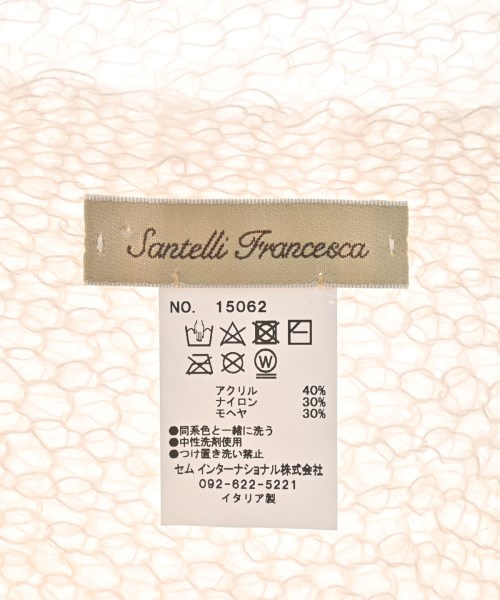 Santelli Francesca（サンテッリフランチェスカ）ストール ピンク サイズ:- レディース/2200610876745