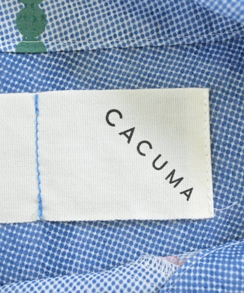 CACUMA（カクマ）シャツワンピース 青 サイズ:M レディース/2200694774111