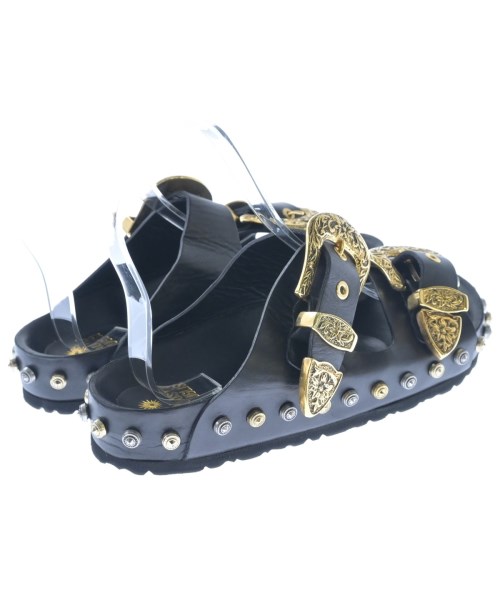 FAUSTO PUGLISI（ファウストパグリッシ）サンダル 黒 サイズ:EU39(25.5cm位) レディース/2200703151056