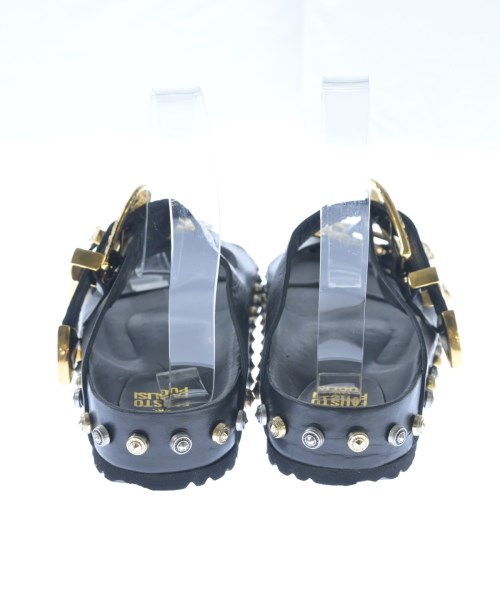 FAUSTO PUGLISI（ファウストパグリッシ）サンダル 黒 サイズ:EU39(25.5cm位) レディース/2200703151056