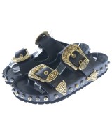 FAUSTO PUGLISI（ファウストパグリッシ）サンダル 黒 サイズ:EU39(25.5cm位) レディース/2200703151056