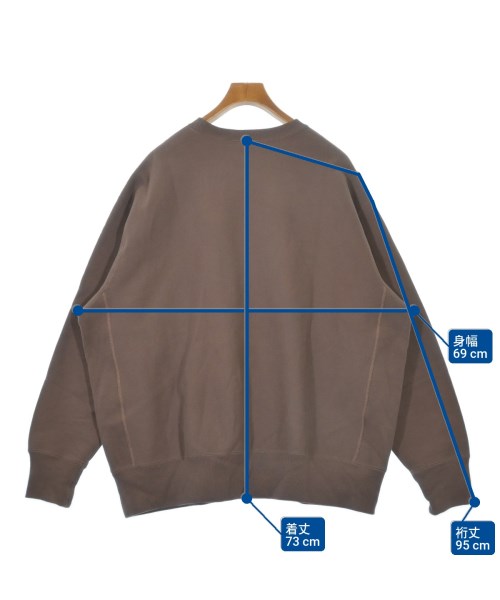 MINNANO（ミンナノ）スウェット 茶 サイズ:XL メンズ/2200626832100