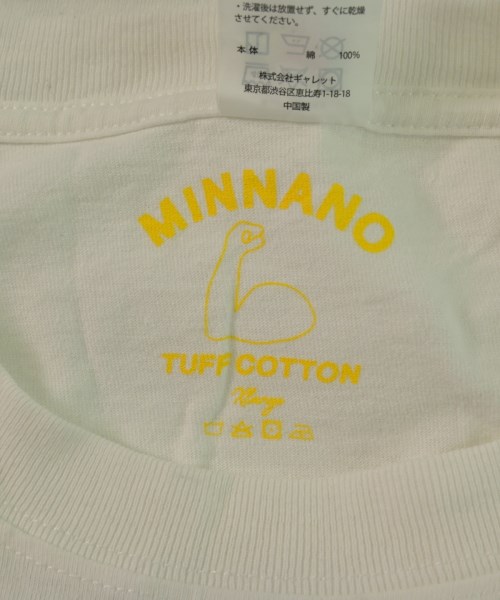 MINNANO（ミンナノ）Tシャツ・カットソー 白 サイズ:XL メンズ/2200656216031