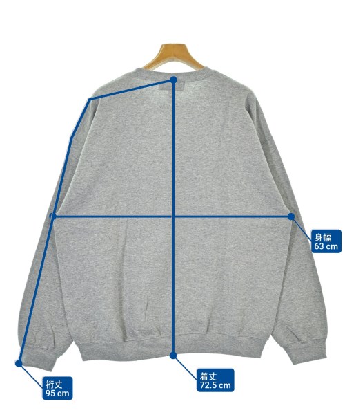 MINNANO（ミンナノ）スウェット グレー サイズ:XL メンズ/2200645884067