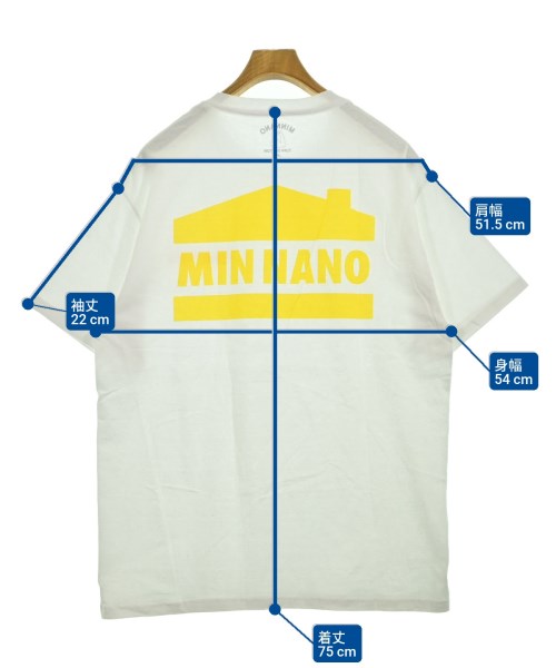 MINNANO（ミンナノ）Tシャツ・カットソー 白 サイズ:L メンズ/2200652793390