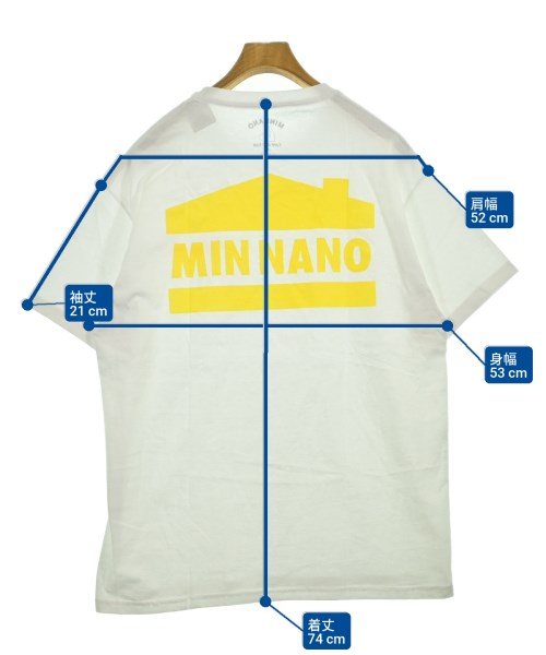 MINNANO（ミンナノ）Tシャツ・カットソー 白 サイズ:L メンズ/2200652793406