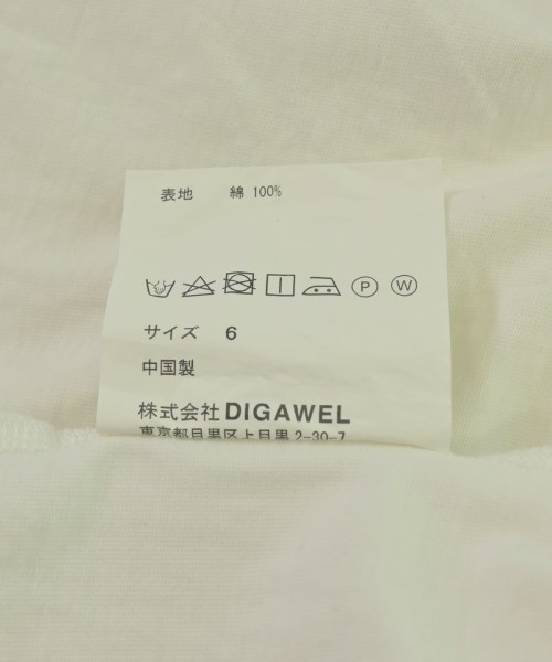 MINNANO（ミンナノ）Tシャツ・カットソー 白 サイズ:6(XXXL位) メンズ/2200709585039