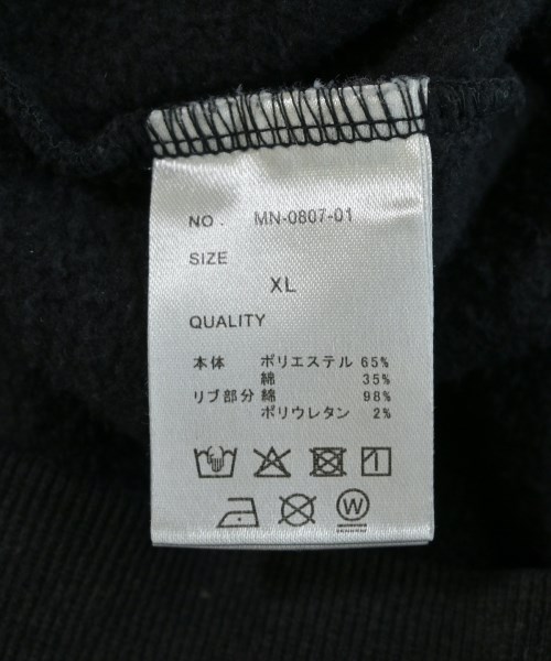 MINNANO（ミンナノ）スウェット 黒 サイズ:XL メンズ/2200709377092