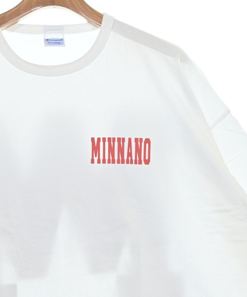 MINNANO（ミンナノ）Tシャツ・カットソー 白 サイズ:XXL メンズ/2200685213445