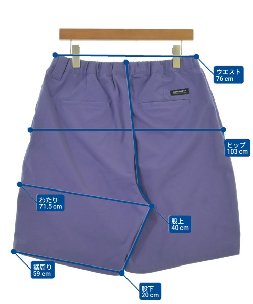 TBPR(TIGHTBOOTH PRODUCTION)（タイトブースプロダクション）ショートパンツ 紫 サイズ:L メンズ/2200626757014