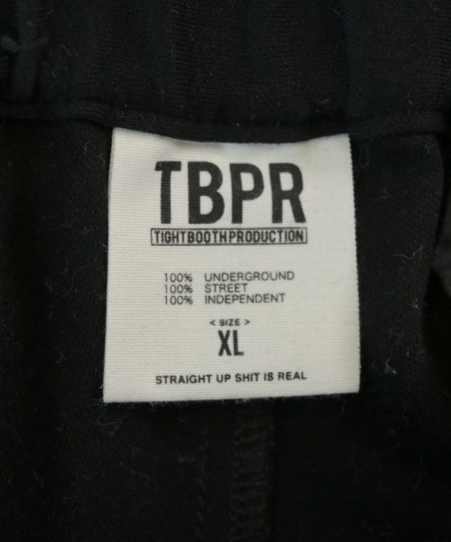 TBPR(TIGHTBOOTH PRODUCTION)（タイトブースプロダクション）スウェットパンツ 黒 サイズ:XL メンズ/2200655179085
