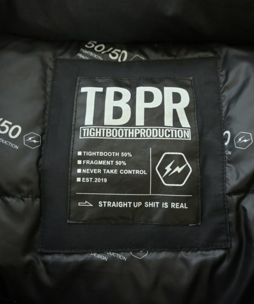 TBPR(TIGHTBOOTH PRODUCTION)（タイトブースプロダクション）ダウンジャケット/ダウンベスト 黒 サイズ:L メンズ/2200731024018