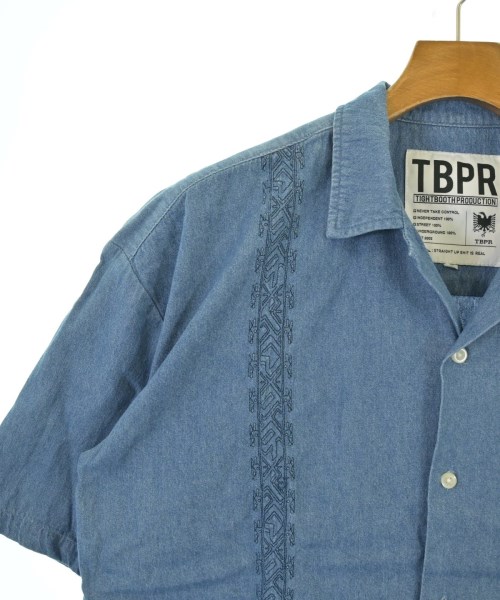 TBPR(TIGHTBOOTH PRODUCTION)（タイトブースプロダクション）カジュアルシャツ 青 サイズ:M メンズ/2200685074022