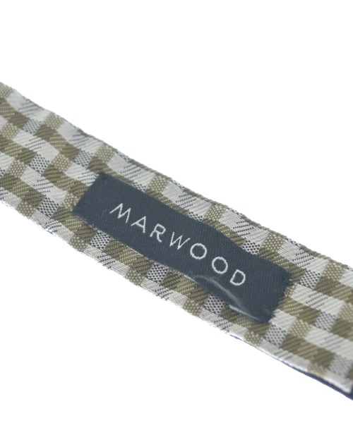 MARWOOD（マーウッド）ネクタイ 白 サイズ:- メンズ/2200629226029